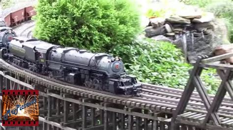 G Scale Trains Pennsylvania Garden Railway Tour 2016 Layout 7 Youtube