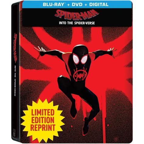 Preorder Spider Man Into The Spider Verse Steelbook Limited Edition
