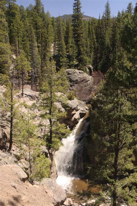 Jemez Falls Santa Fe National Forest New Mexico Usa