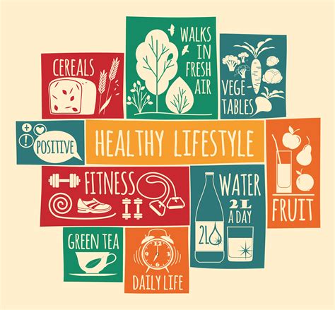 Vector Illustration Of Healthy Lifestyle 298862 Vector Art At Vecteezy
