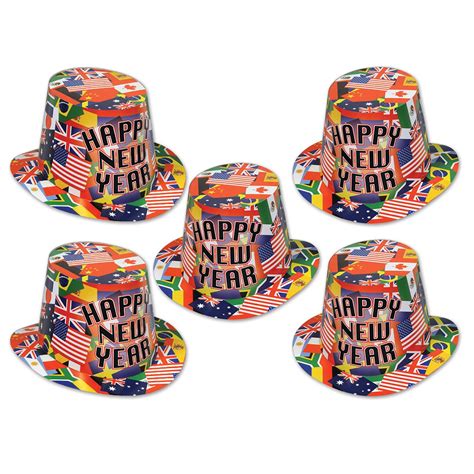 Club Pack Of 25 International Hi Hat Happy New Years Legacy Party