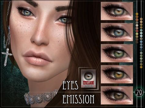 The Sims Resource Emission Eyes By Remussirion • Sims 4 Downloads
