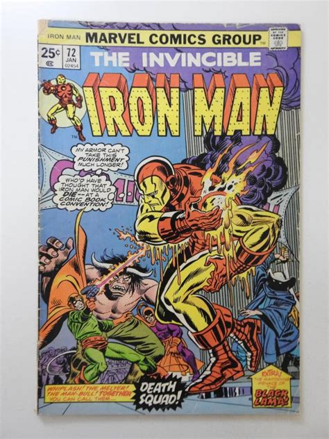 The Invincible Iron Man 72 Vg Condition Comic Books Bronze Age