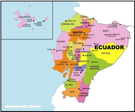 Mapa Politico De Ecuador Mapa Del Ecuador Ecuador Mapa Ecuador Mapas The Best Porn Website