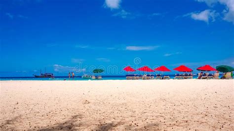 The Tropical Beach Barbados Caribbean Editorial Stock Photo Image