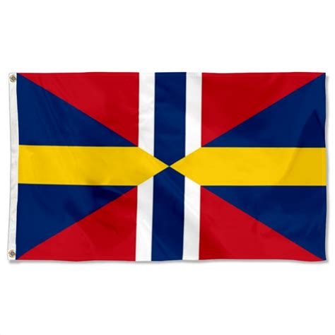Union Jack Of Sweden And Norway 1844 1905 Flag Banner