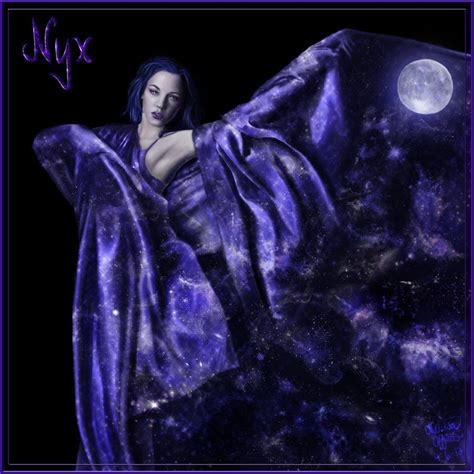 In Greek Mythology Nyx Is The Goddess Of The Night She Is Usually
