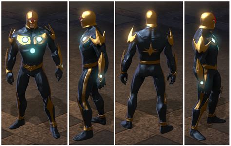 Nova Marvel Heroes Complete Costume List