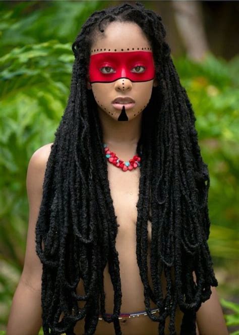 Dreads Beautiful Dreadlocks Taino Indians Tribal Makeup