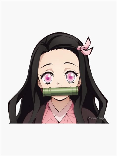 Share a gif and browse these related gif searches. "Nezuko Kamado Peek (Demon Slayer)" Sticker by PocariSlaps ...