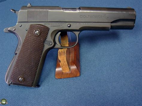 Sold Colt 1911a1 1943 Commercial Military Very Rare Very Sharp