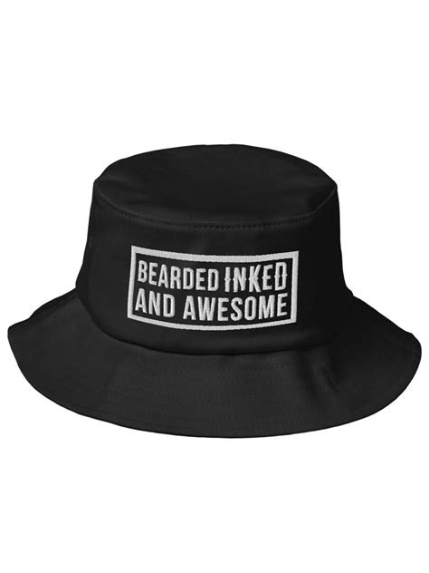 Bearded And Inked Bucket Hatt