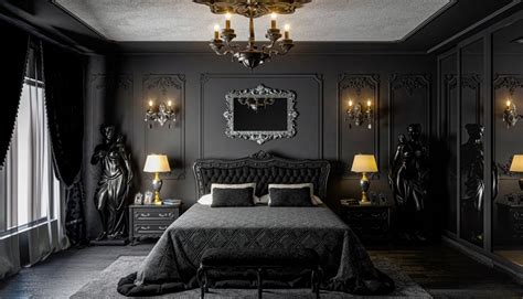 Dark Victorian Style Bedroom