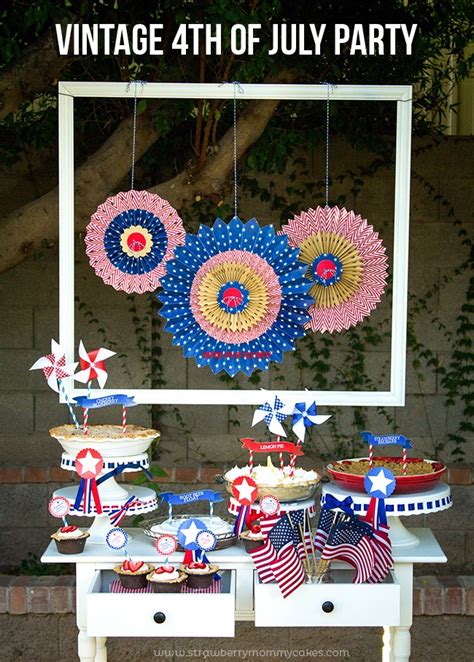 Vintage 4th Of July Party Printable Crush