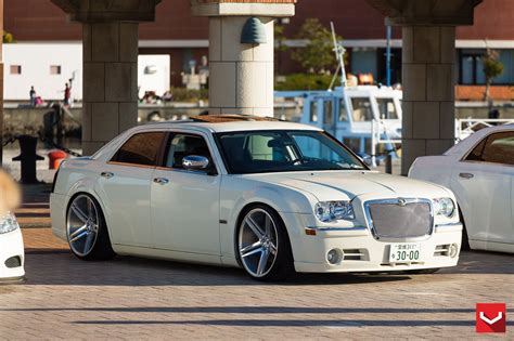 Vip Appearance Of White Chrysler 300 Fitted With Accessories Chrysler
