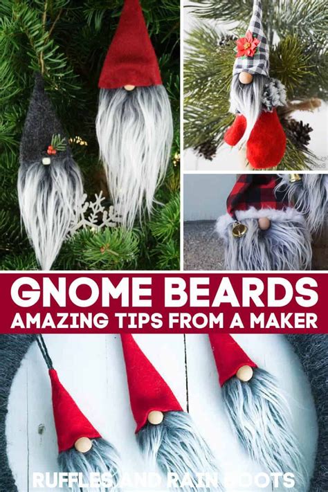 Learn How To Make A Gnome Beard Christmas Decor Diy Diy Christmas