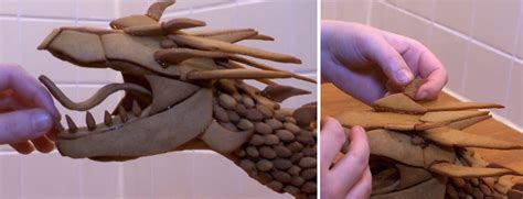 Swedish 3d Artist Bakes A Gingerbread Sculpture Of Smaug From The