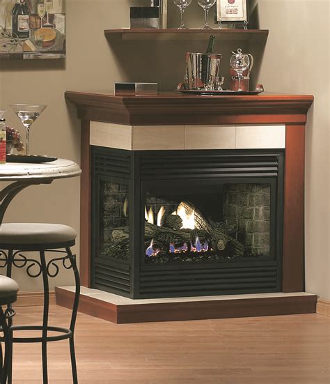 Kingsman Fireplace Direct Vent Fireplace Corner Gas Fireplace