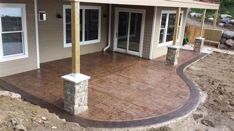 Stamped And Colored Concrete Driveways Patios Stamped