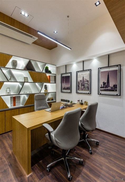 Sophisticated And Well Planned Workspace Between Walls The