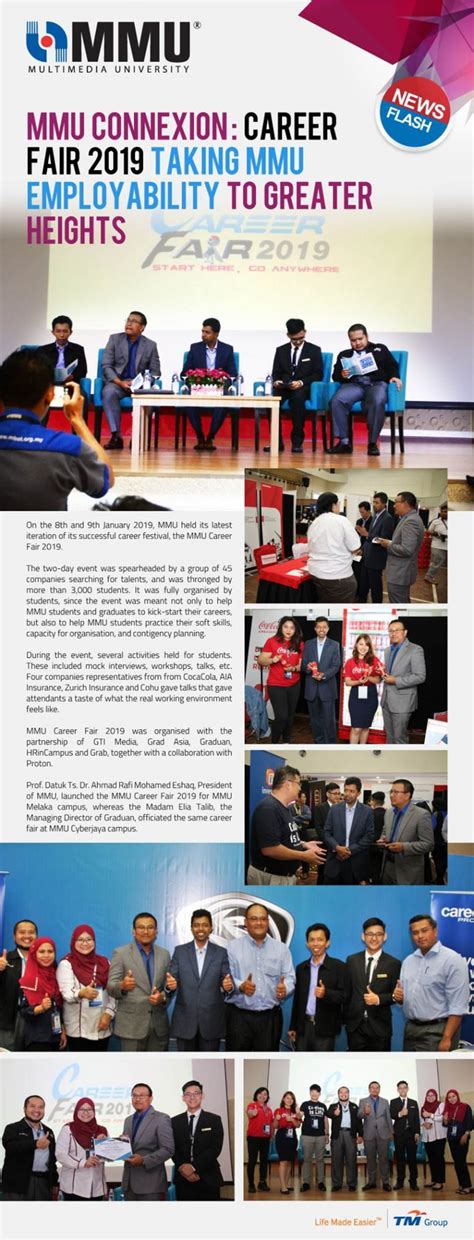 With a superb track record since its inception in 1990, the international education fair malaysia is now recognized by the education industry as one of the most. MMU Connexion: Career Fair 2019 Taking MMU Employability ...