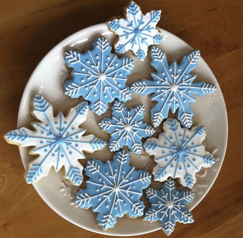 Snowflake Cookiesdawns Cookie Loft Beautiful Cookies Snowflake