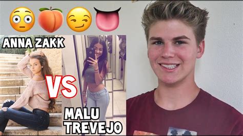 malu travejo vs anna zakk musical ly battle reaction youtube