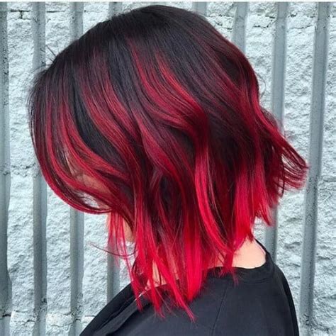 18 Black And Red Ombre Hair Pics Dadevil Deyyam