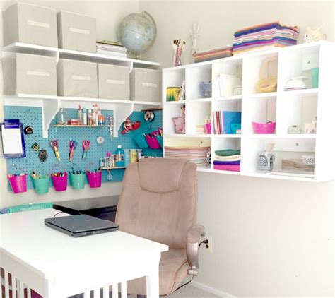 That's where plastic drawer units come in useful. DIY Craft Room Ideas & Projects • The Budget Decorator