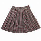 Pictures of School Uniform Plaid Skirts For Juniors
