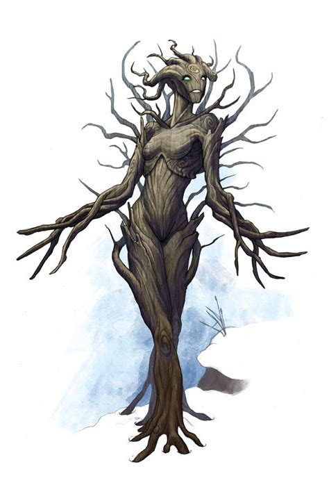 Monster Girl Challenge Plantgirl By Travjames On Deviantart Tree Monster Fantasy Monster