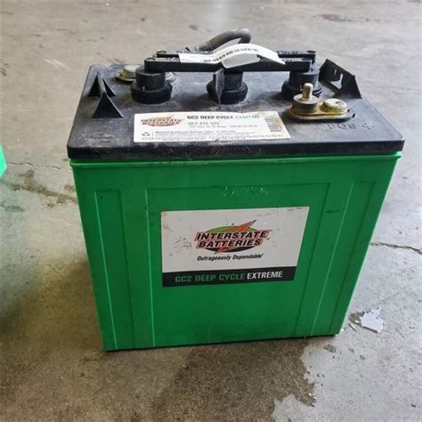 Interstate Gc2 Deep Cycle Battery Charged And Working