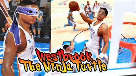 #digital 3d #character modeling #nba #headsculpt #russell westbrook #ninja turtle. NBA 2K14 Next Gen Center Ep 62: Game 7 Russell Westbrook Goes In Ninja Turtles Mode! - YouTube