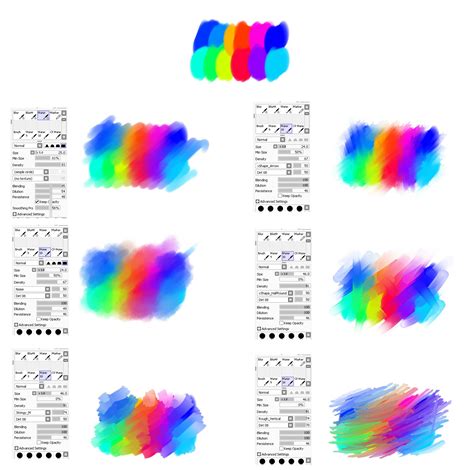Waterbrush Settings For Paint Tool SAI By Ryky Deviantart Com On