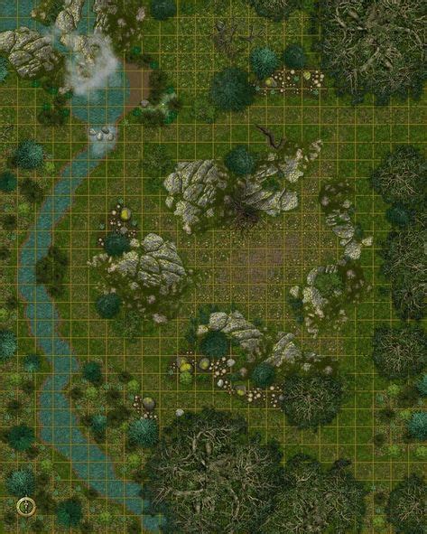 Forest Clearing In 2019 Dungeon Maps Fantasy Map Forest Map