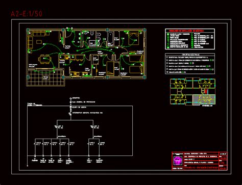 Installation Of Electrical Circuits Electricdad Dwg Block For Autocad