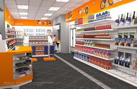 Mini Mart Store Design Interior Retail Interior Design Supermarket