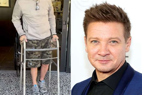 jeremy renner shares inspiring walking video amid recovery from snowplow accident
