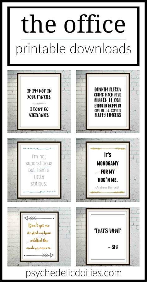 Funny Office Quotes Printable Download Available On Etsy Psychedelic