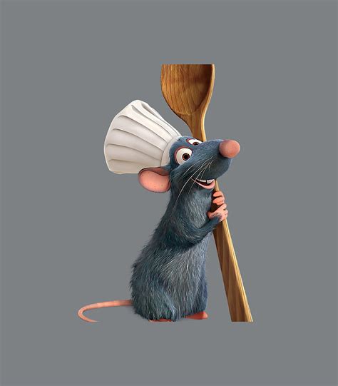 Disney Pixar Ratatouille Chef Remy With Spoon Digital Art By Kell Duaa