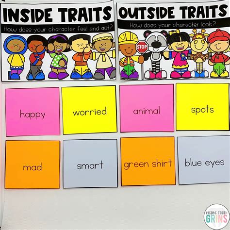 Teaching Main Character And Character Traits Missing Tooth Grins