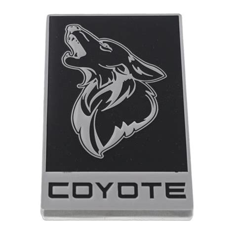 Mustang Mf Auto Designs Coyote Emblem Black W Chrome 15 23