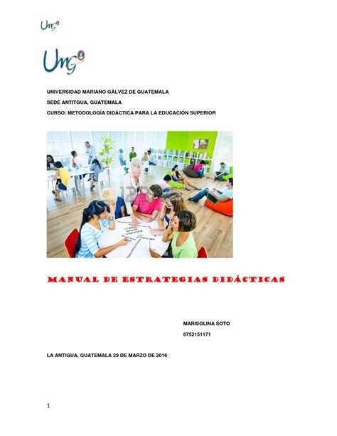 Manual De Estrategias Didácticas 2016 By Andrea Lopez Issuu