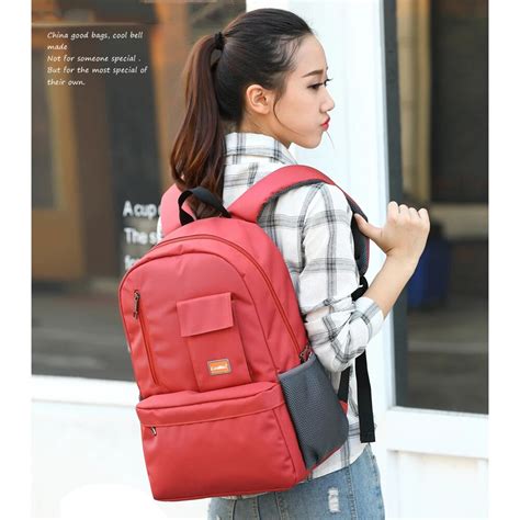 Female Student School Backpack Schoolbag Waterproof Nylon Backpacks For