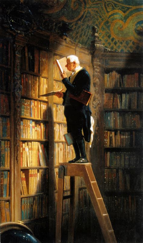Artwork Replica | The bookworm by Carl Spitzweg (1808-1885, Germany