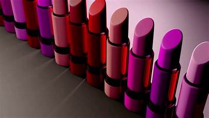 Makeup Cosmetics 3d Animation Graphics Background Lipsticks