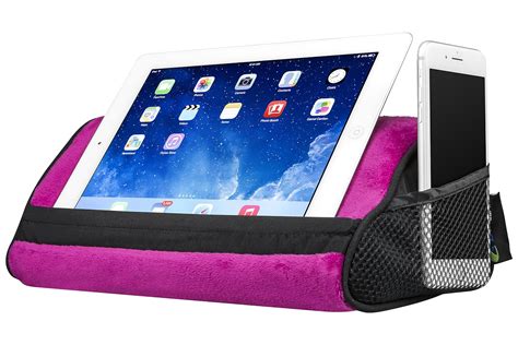 Ipad Pillow Stand Books Soft Holder Tablet Log Lap Desk Pyramid Cushion