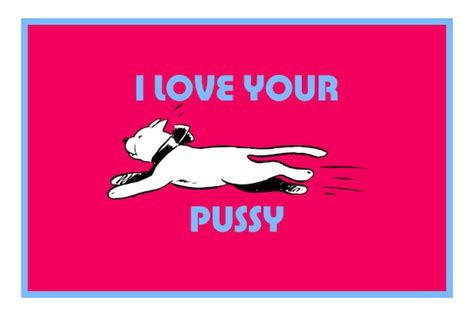 Items Similar To I Love Your Pussy Funny Adult Humor Greeting Card On Etsy