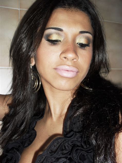 Piccolabambolamakeup Video Tutorial Smokey Eyes Dourado E Preto