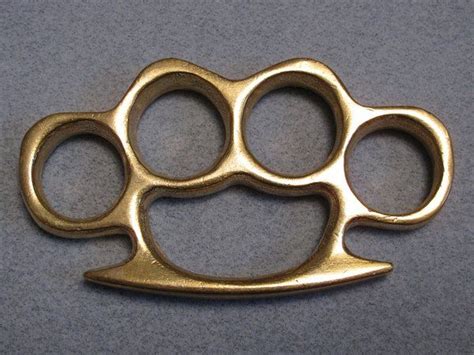 Real 100 Solid Brass Knuckles Knucks Knuckledusters Real Deal 100